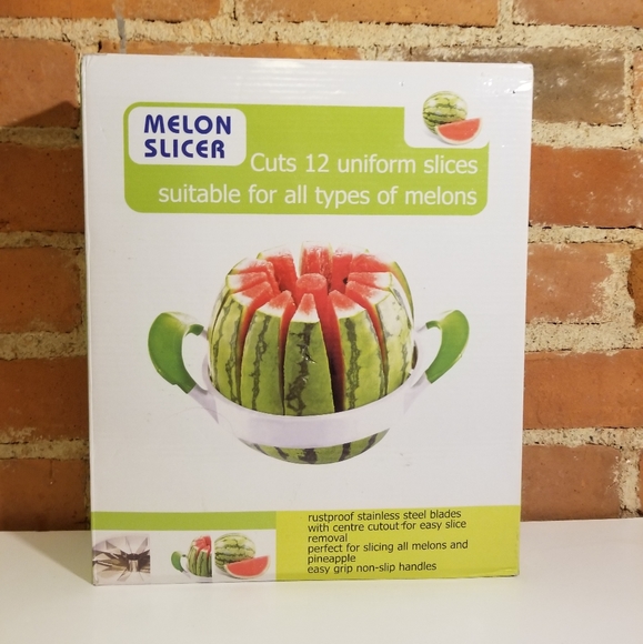 NEW MELON SLICER WATERMELON  KITCHEN TOOLS HOUSEWARMING PICNIC SUMMER CAMPING - Picture 3 of 5